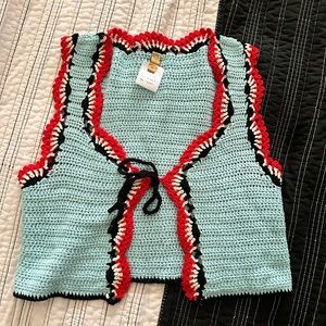 LA RÊVE CROCHET TOP SKY - VRG GRL médium